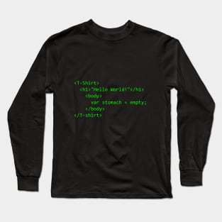 "Hello World!" Long Sleeve T-Shirt